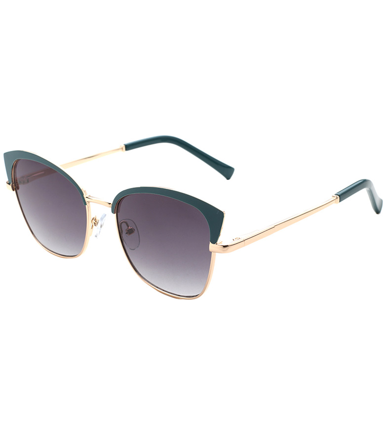 Women's Fashion Oversized Cateye Sunglasses with Enamel