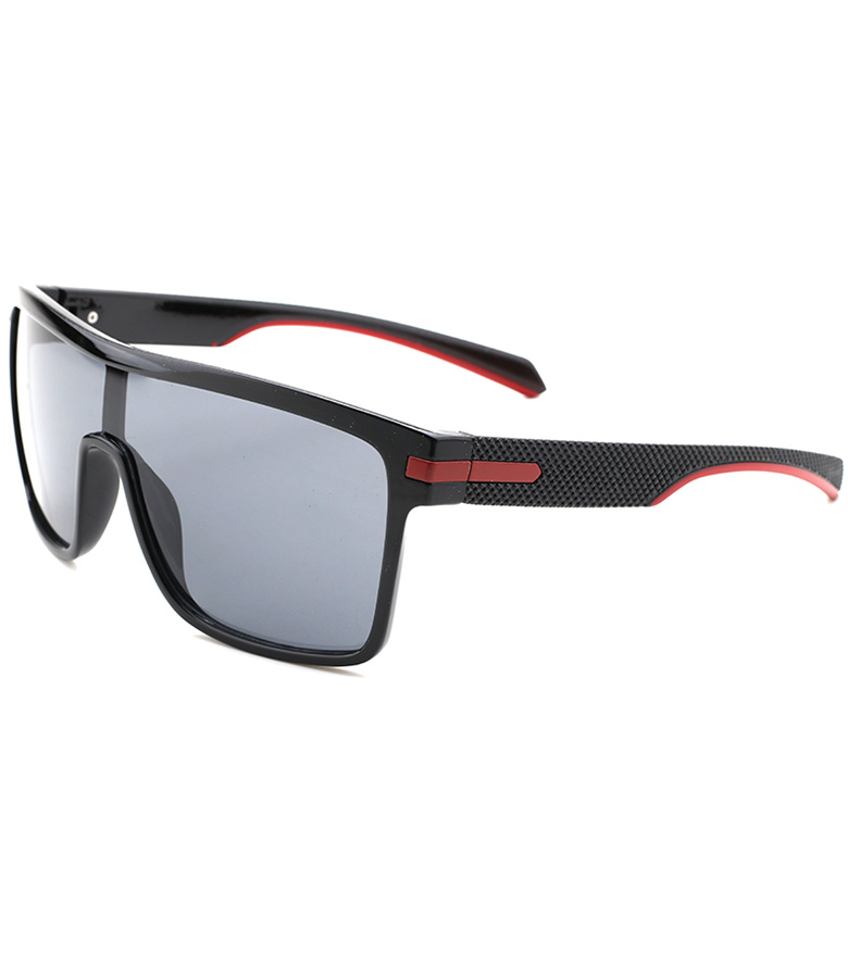 PC men's shield sunglasses