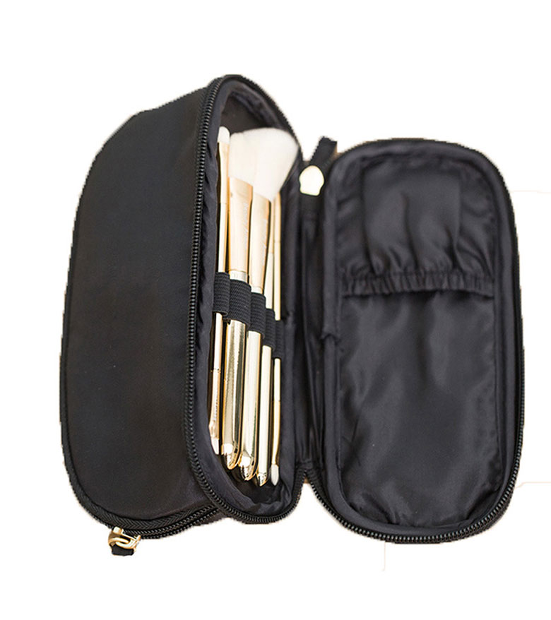 Two Layers Brushes Organize Cosmetic Bag