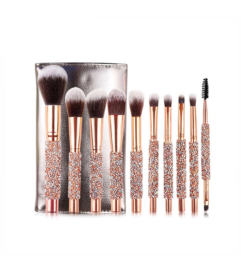 Sparkle Glitter Makeup Brush with Case