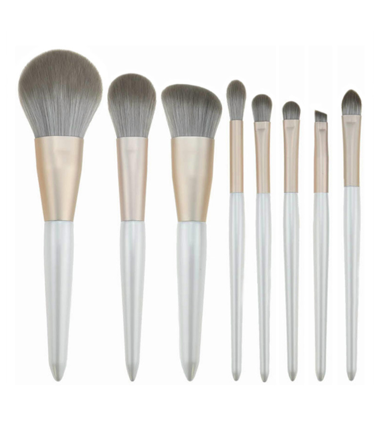 White Wooden Makeup Make Up Blending Brush