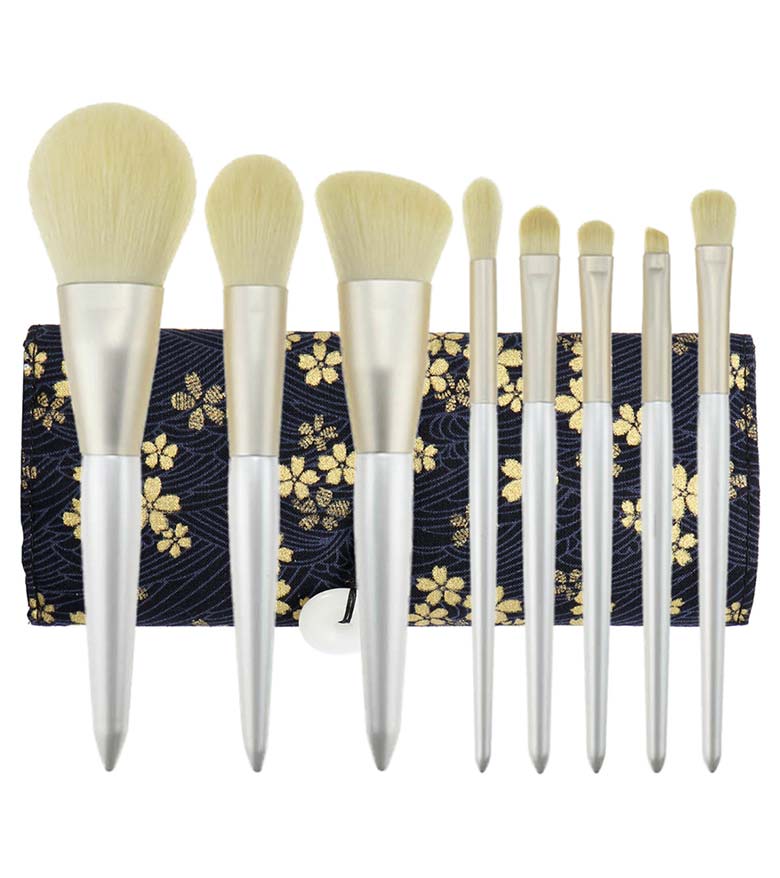 White Wooden Makeup Make Up Blending Brush